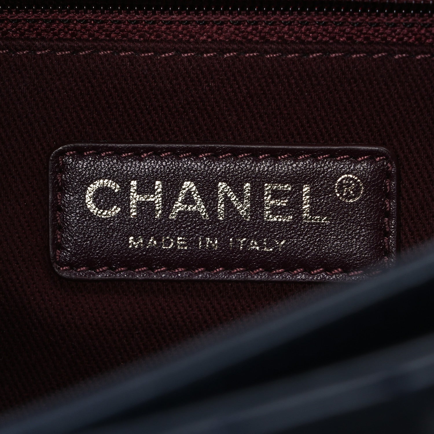 Chanel Lambskin Quilted Medium Perfect Edge Flap Navy 5 of 8
