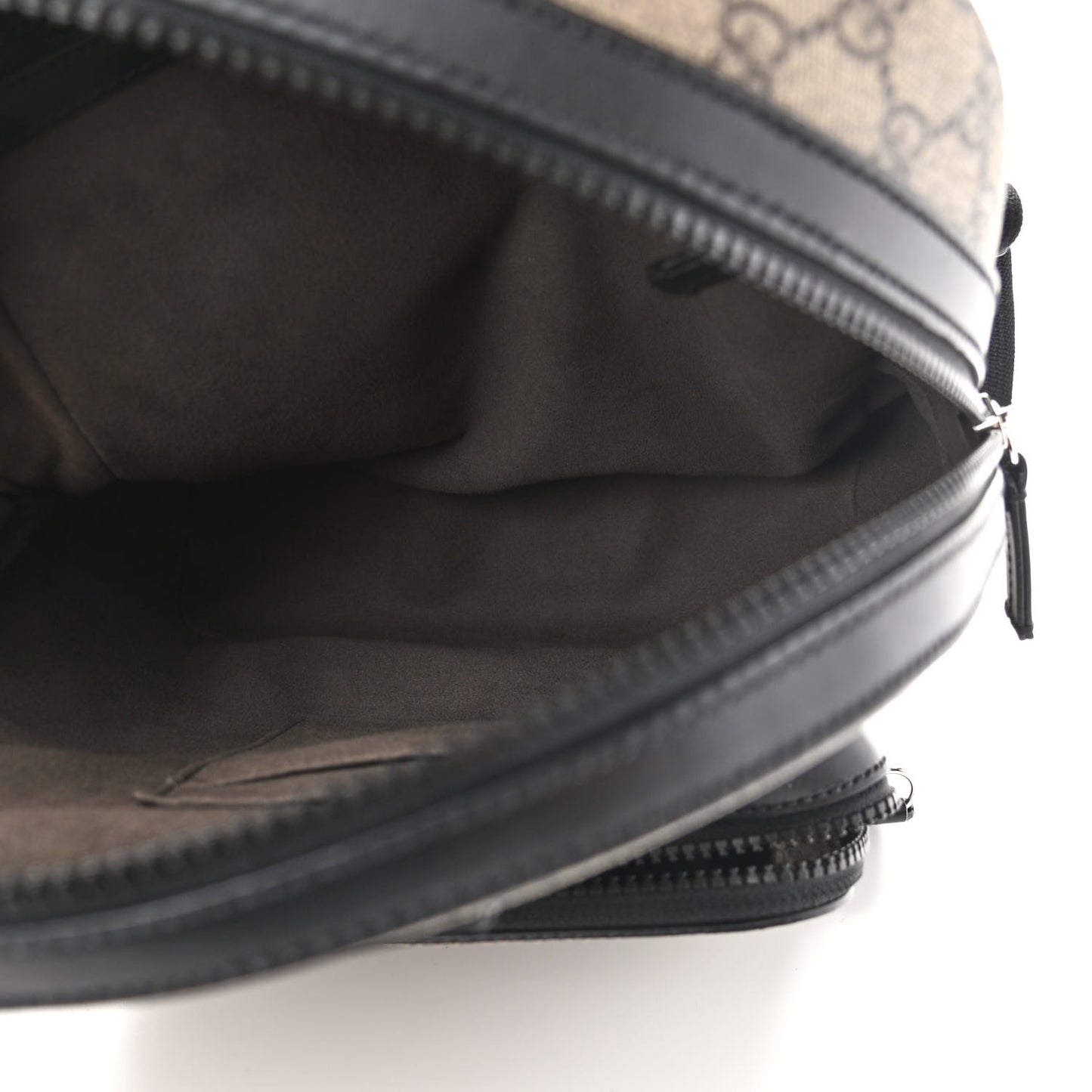 GG Supreme Monogram Small Eden Day Backpack Black