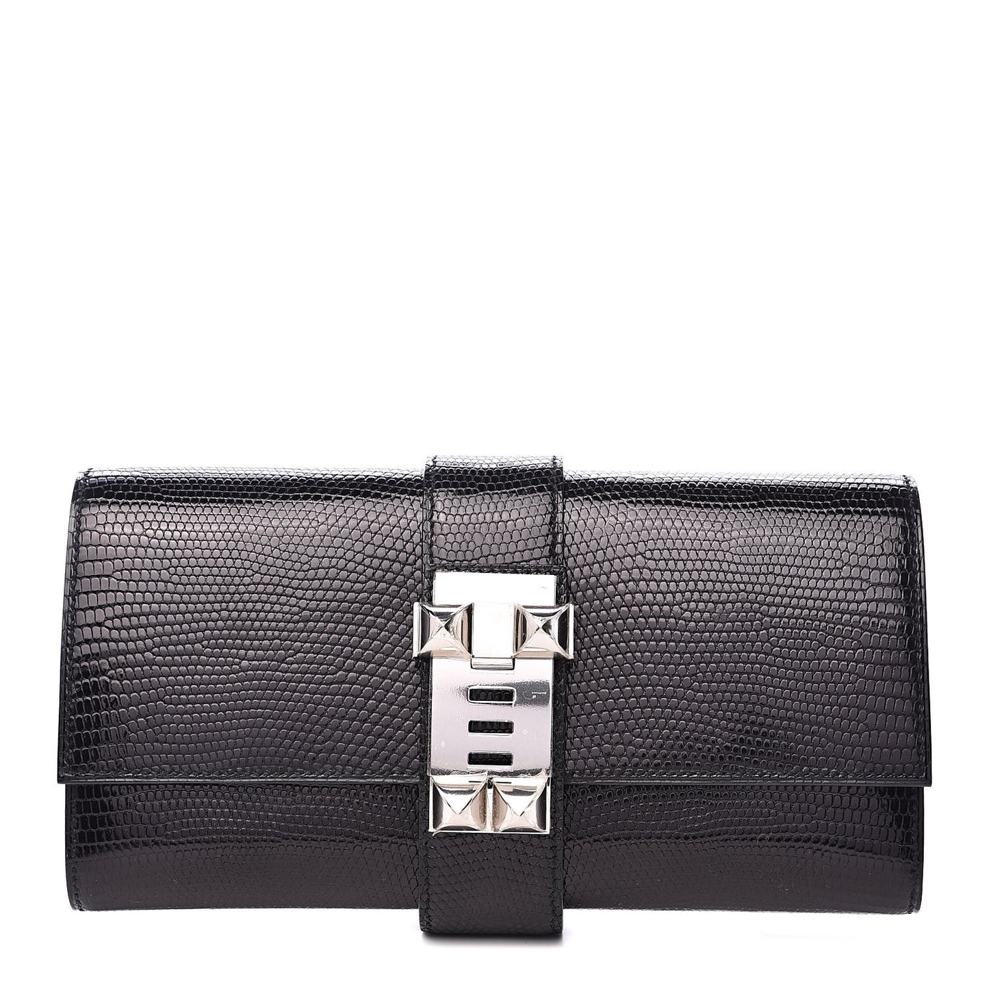 Lizard Medor Clutch 23 Black