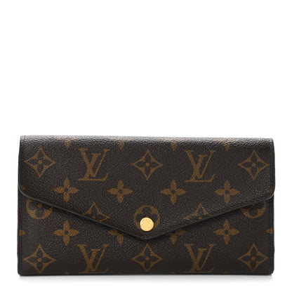 Louis Vuitton Monogram Sarah Wallet NM Rose Ballerine 1 of 14