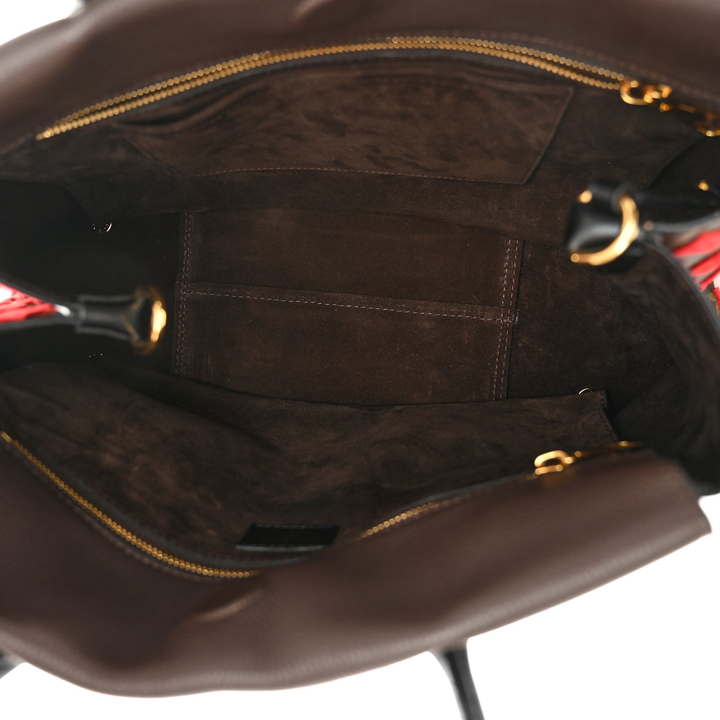 Veau Cachemire Tote W PM Chocolate