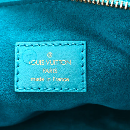 Louis Vuitton Lambskin Embossed Monogram Coussin PM Turquoise 7 of 10