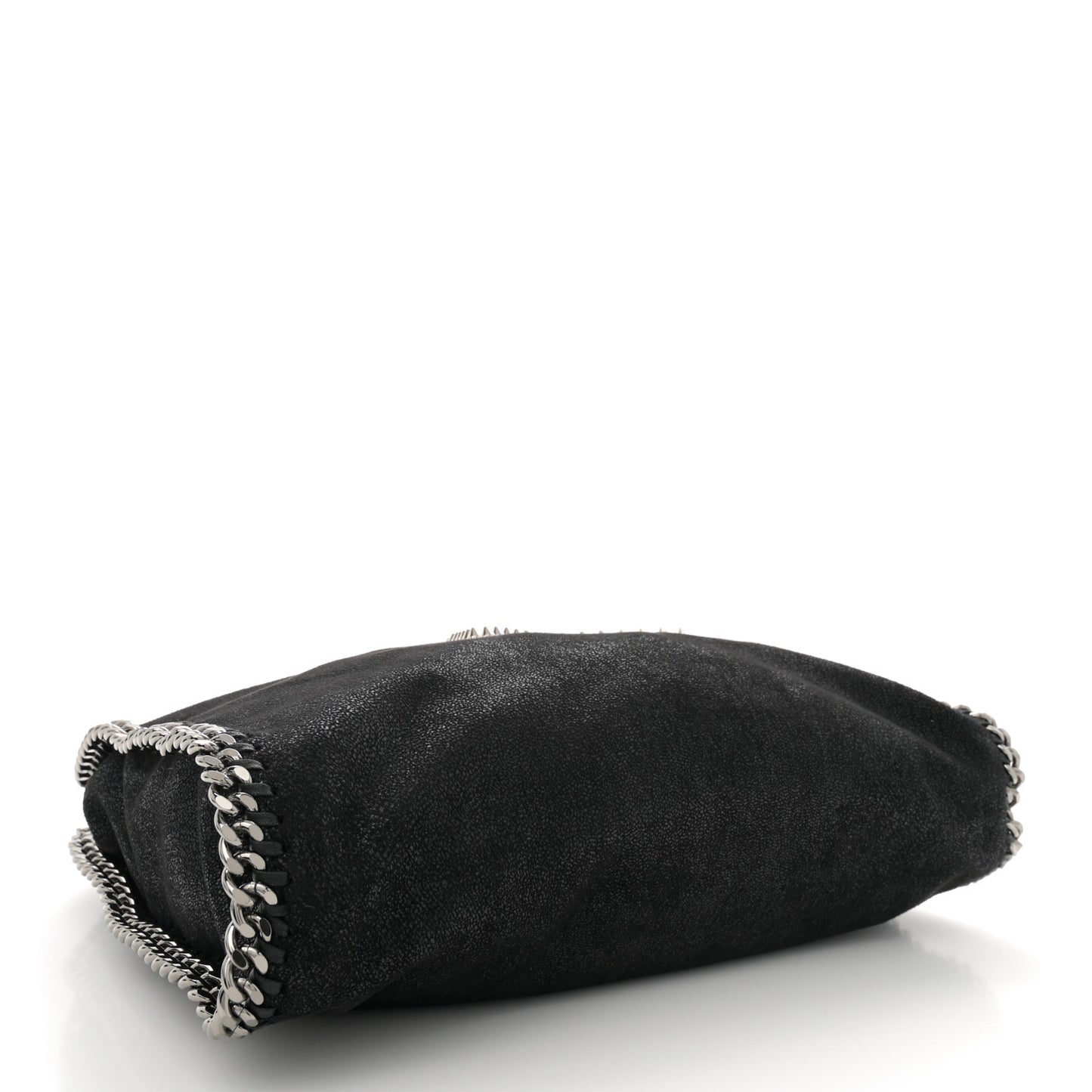 Shaggy Deer Studded Small Star Falabella Tote Black