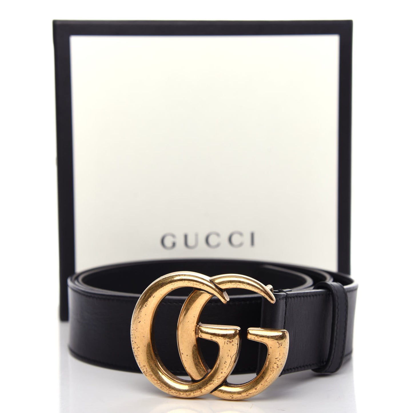 Calfskin Double G 40mm Belt 100 40 Black