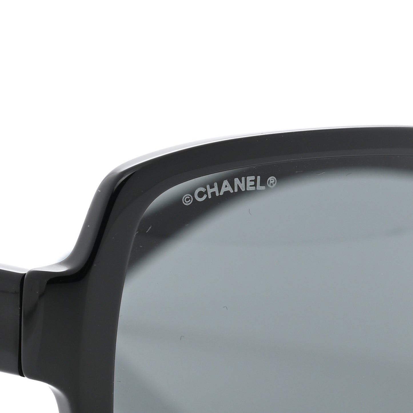 Acetate Square Sunglasses 5408 Black