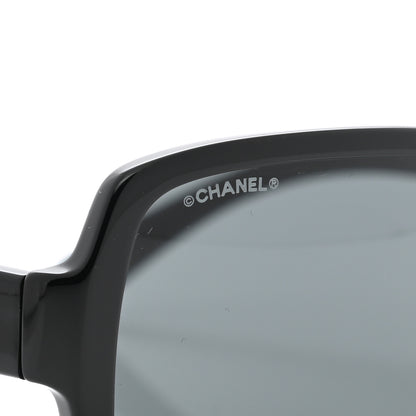 Chanel Acetate Square Sunglasses 5408 Black 5 of 9