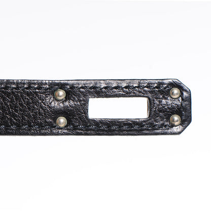 Hermes Chevre Mysore Kelly Pochette Clutch Black 16 of 21