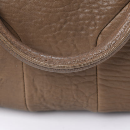 Saint Laurent Pebbled Lambskin Medium Easy Sac Brown 17 of 18