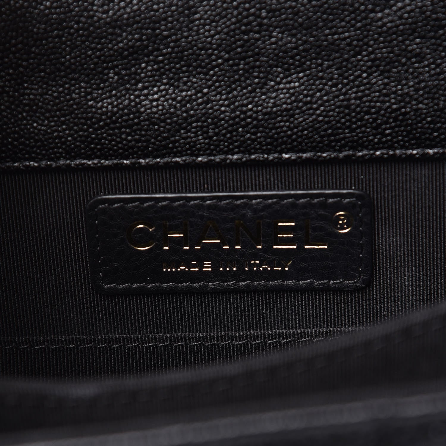 Chanel Caviar Quilted North South Boy Flap Black 6 of 10