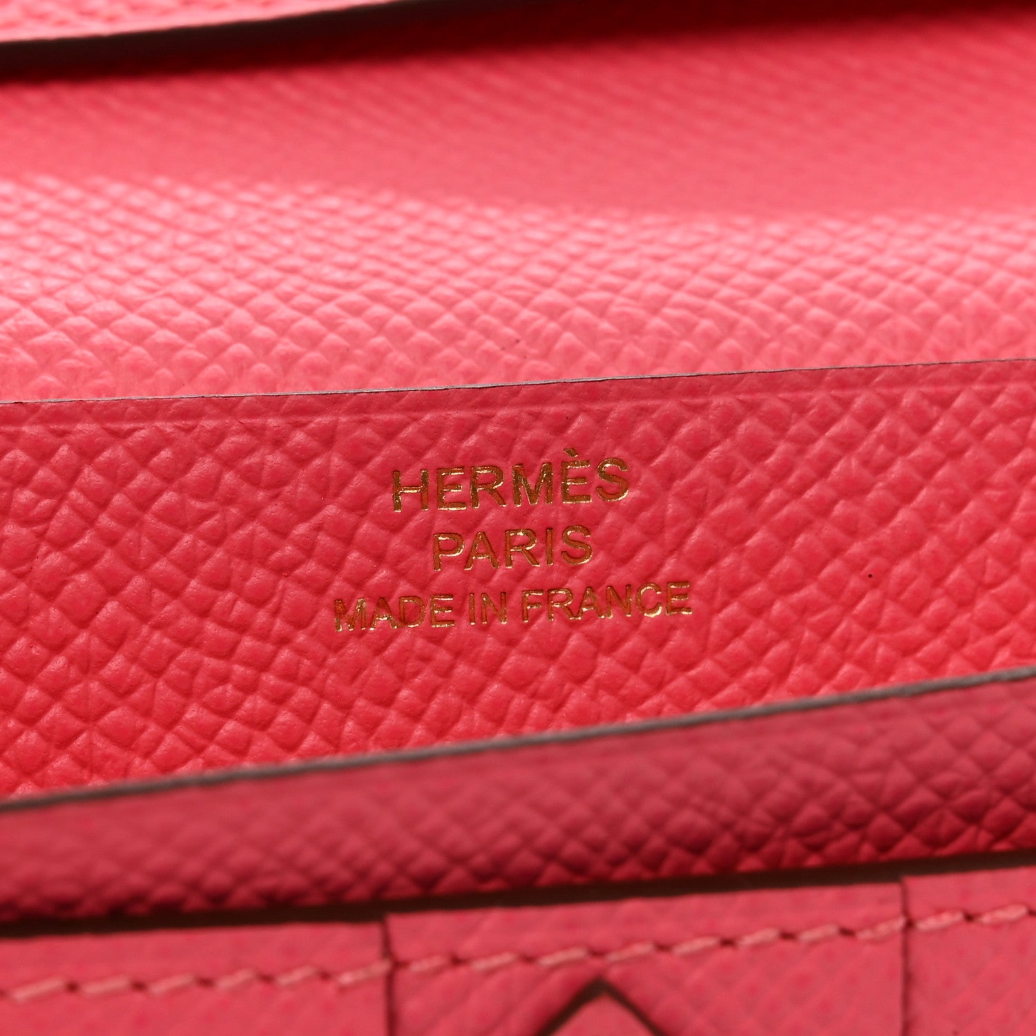 Hermes Epsom Bearn Gusset Wallet Rose Extreme 6 of 8