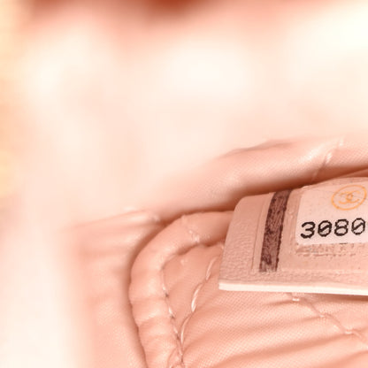 Chanel Caviar Quilted Medium Curvy Pouch Cosmetic Case Light Pink 7 of 7