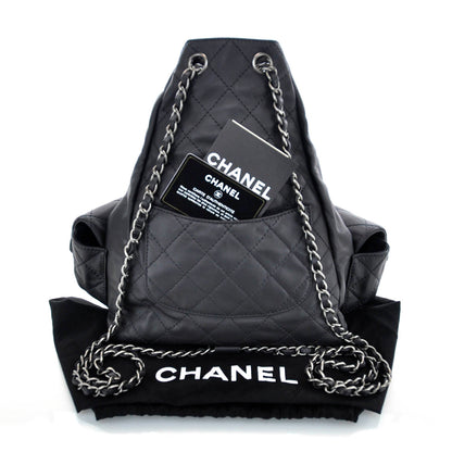 Chanel Lambskin Backpack Black 12A 3 of 12