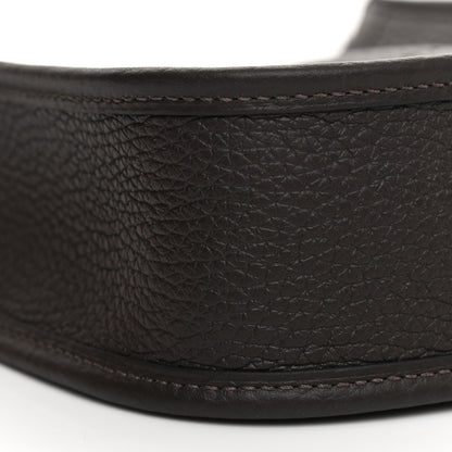 Hermes Taurillon Clemence Evelyne TPM Chocolate 16 of 21