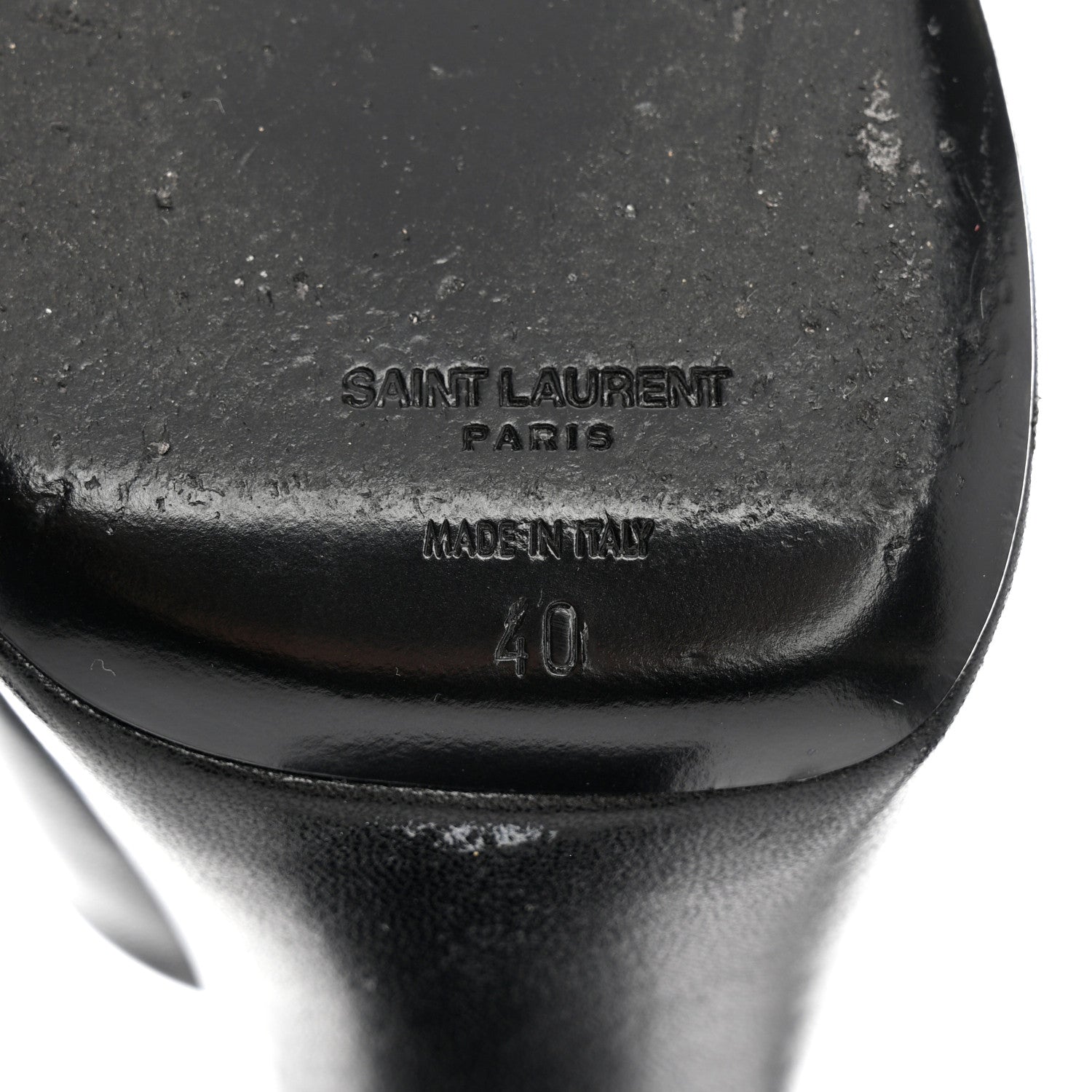 Saint Laurent Vendome Bianca 85 Platform Sandals 40 Black 8 of 9