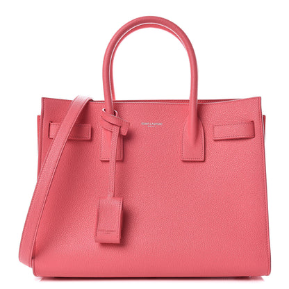 Saint Laurent Grained Calfskin Baby Sac De Jour Rose Clair 1 of 16