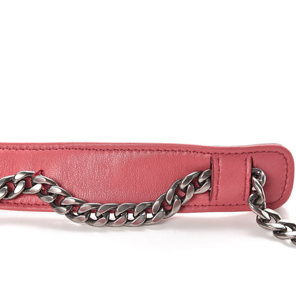Prada Soft Calfskin Diagramme Crossbody Bag Peonia 14 of 14