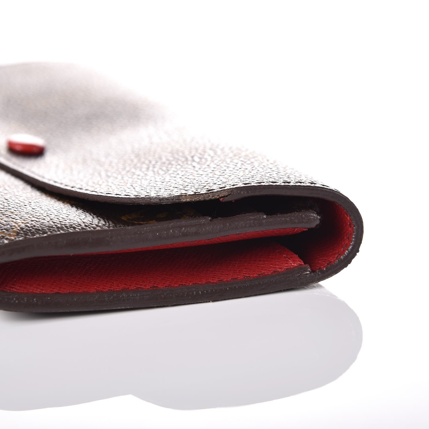 Louis Vuitton Monogram Emilie Wallet Red 11 of 12