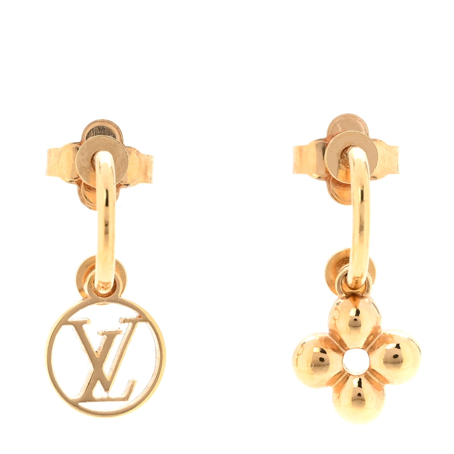 Brass Blooming Earrings Gold