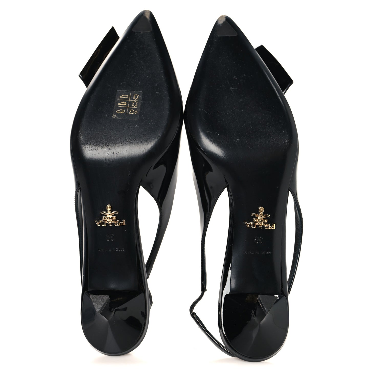 Vernice Crystal Bow Slingback Pumps 39 Black