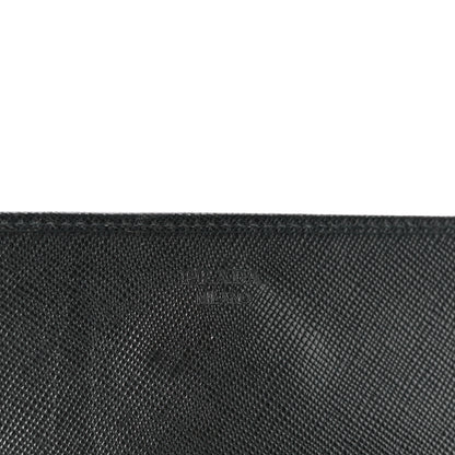 Prada Saffiano Metal Oro Chain Wallet Black 7 of 12