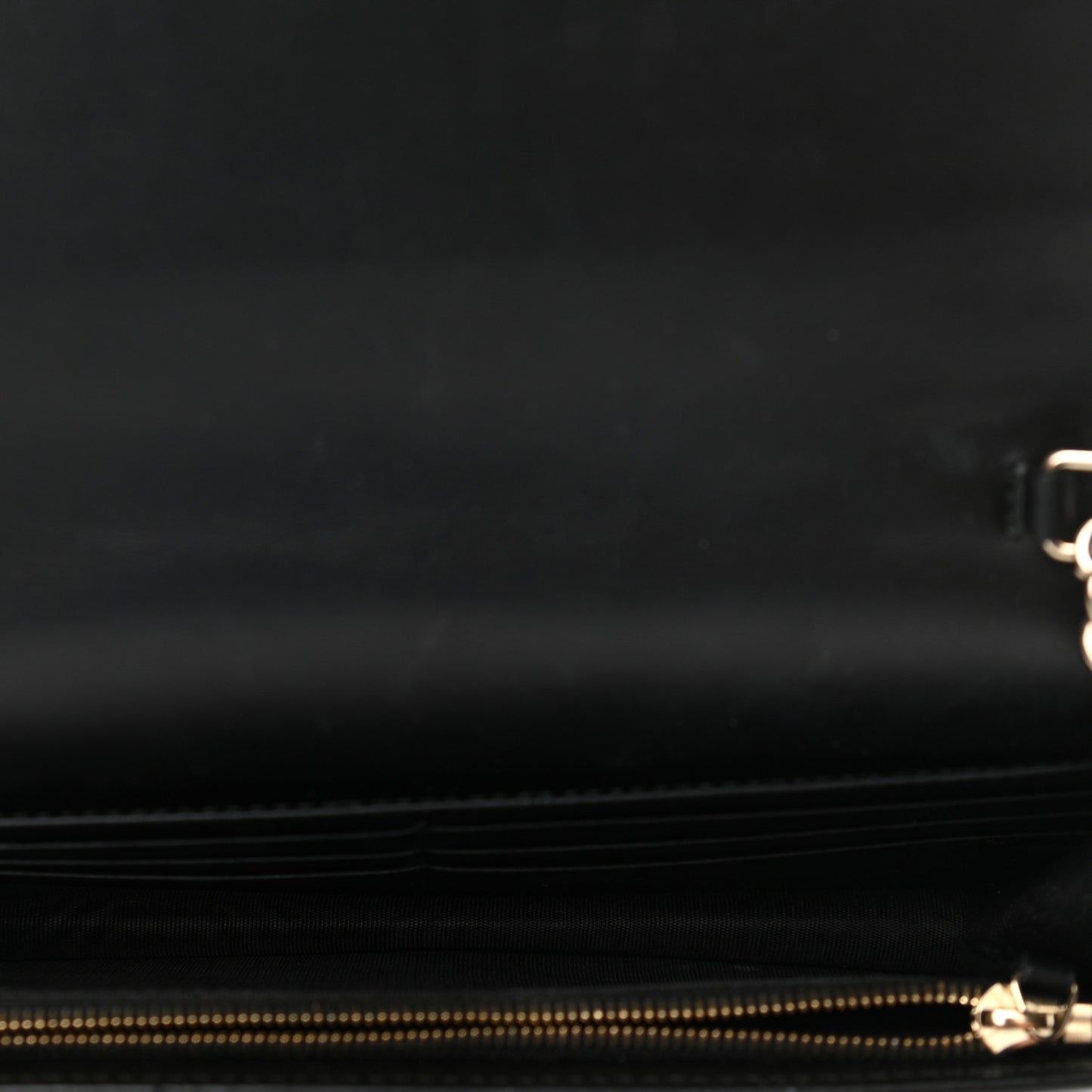 Guccissima Signature Bowy Chain Wallet Black