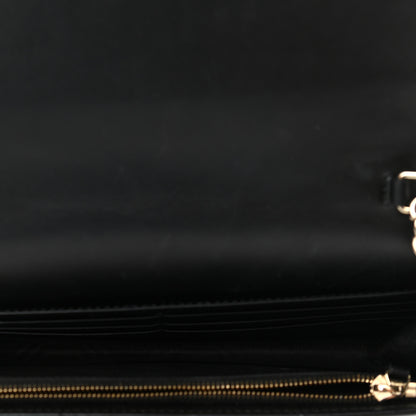 Gucci Guccissima Signature Bowy Chain Wallet Black 5 of 9
