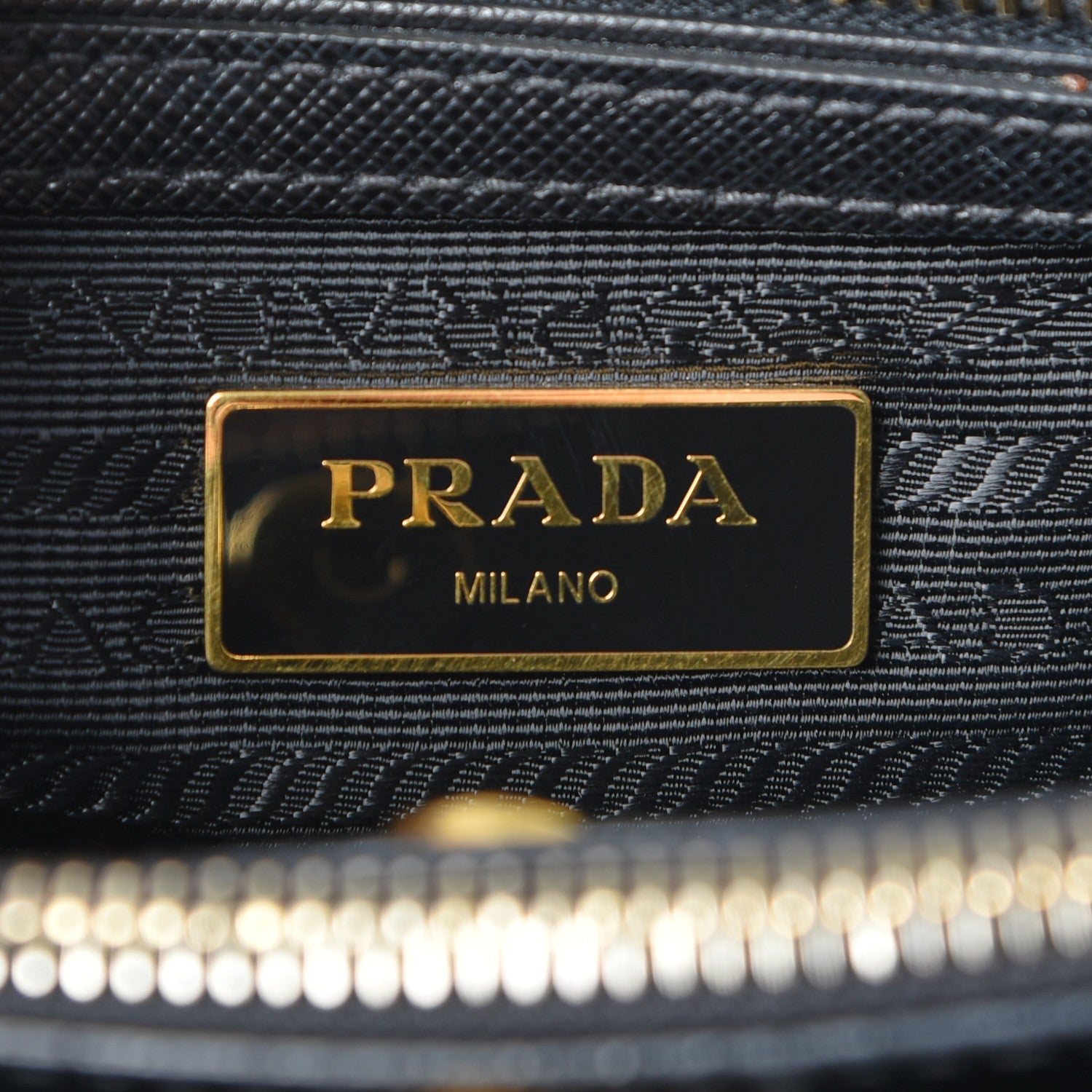 Prada Saffiano Lux Small Tote Nero Black 6 of 10