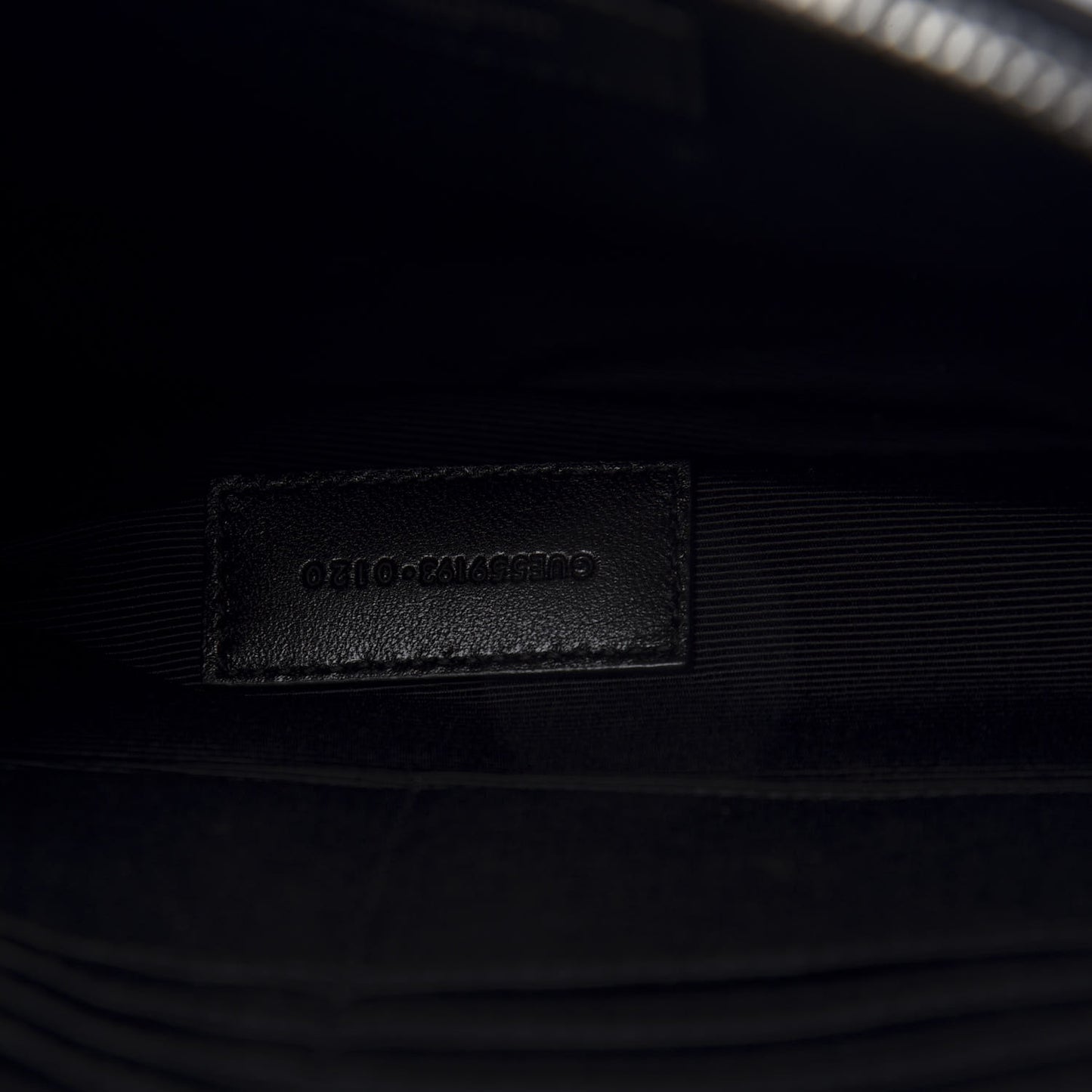 Calfskin Matelasse Monogram Cassandre Tablet Pouch Black
