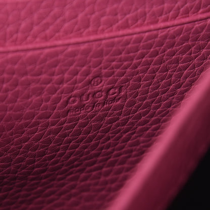 Gucci Cellarius Calfskin GG Marmont Chain Wallet Pink Tropical Flower 6 of 10