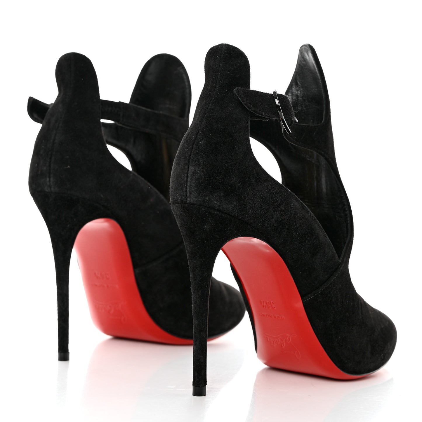 Veau Velours Canadada 100 Booties 36.5 Black