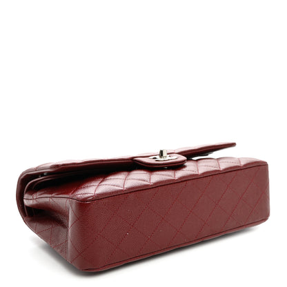 Chanel Caviar Quilted Medium Double Flap Burgundy 3 of 9