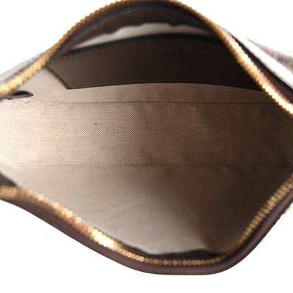 Gucci GG Supreme Monogram Textured Dollar Calfskin Web Small Ophidia GG Handbag Beige Ebony New Acero 4 of 9