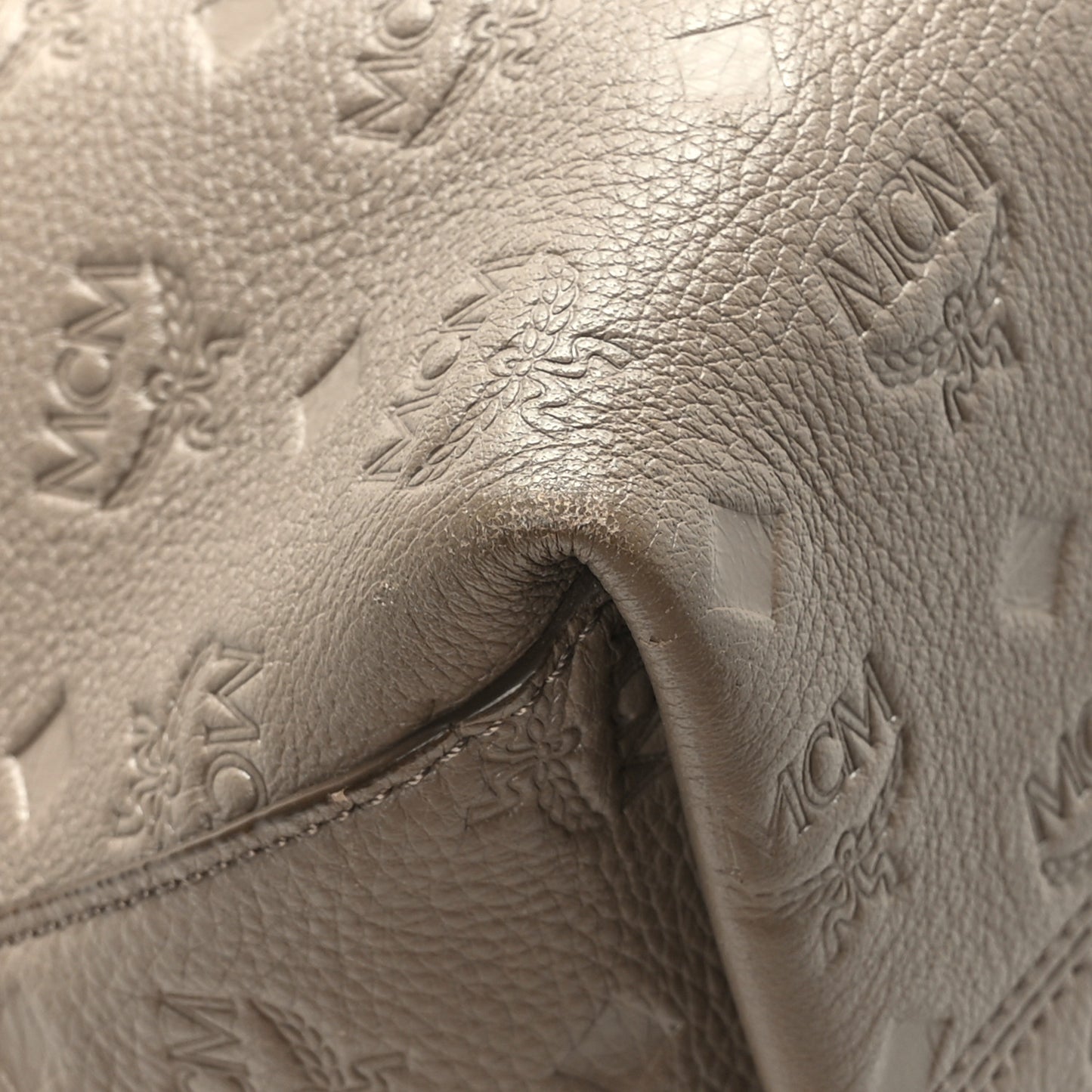 Calfskin Ottomar Monogram Medium Klara Shopper Tote Dove