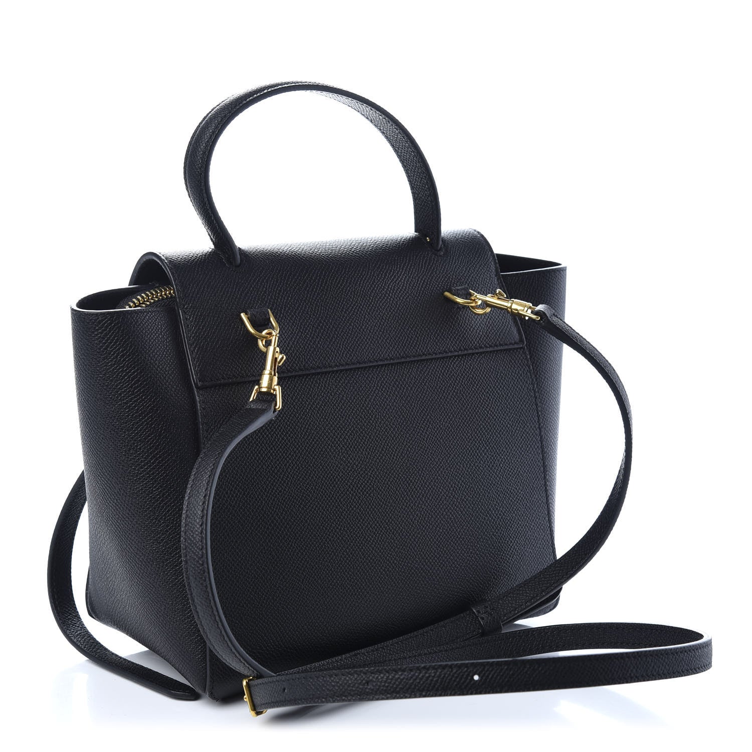 Celine Grained Calfskin Nano Belt Bag Black 6 of 12