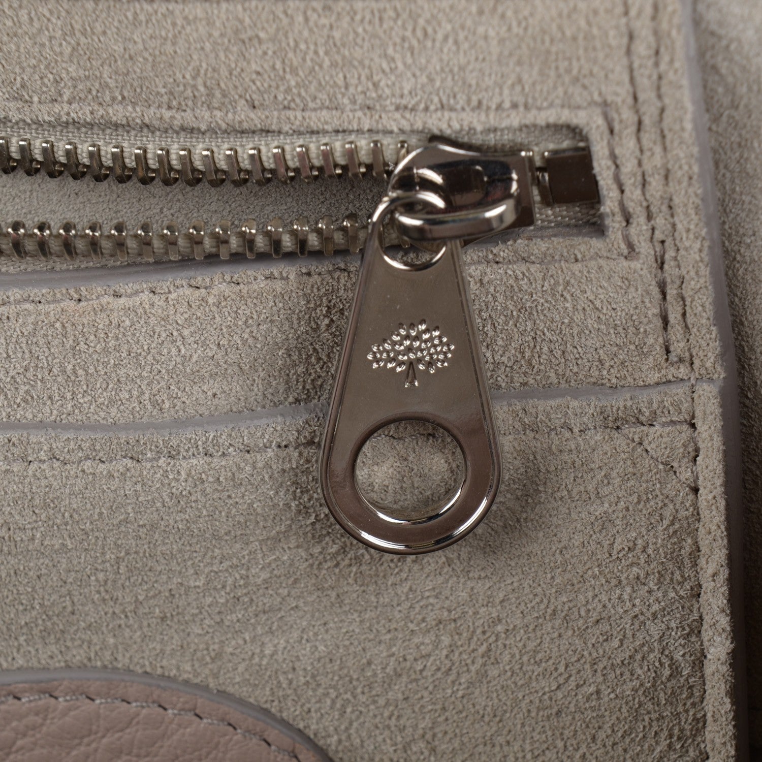 Mulberry Pebbled Calfskin Bayswater Putty 10 of 10