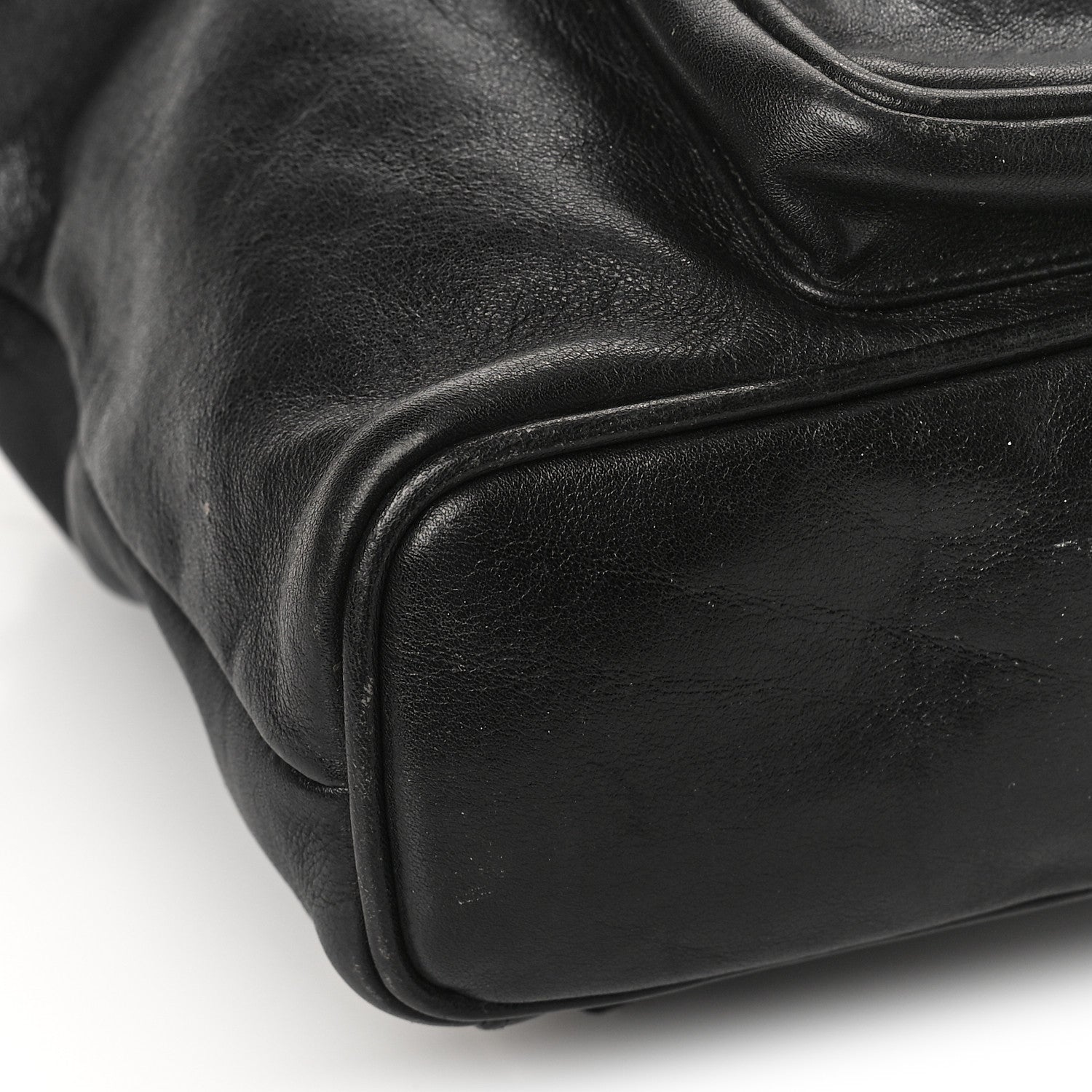 Gucci Calfskin Bamboo Backpack Black 7 of 15