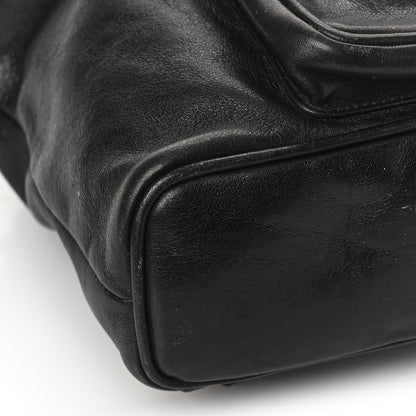 Gucci Calfskin Bamboo Backpack Black 7 of 15