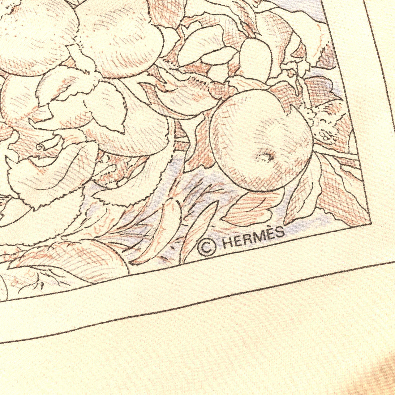 Hermes Silk Madison Scarf 90 3 of 4