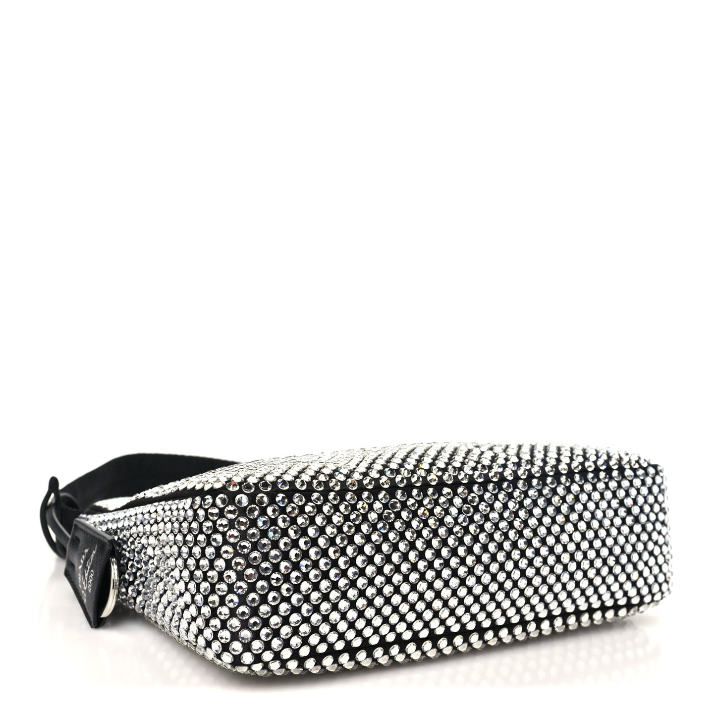 Satin Crystal Mini Re-Edition 2000 Bag Cristal
