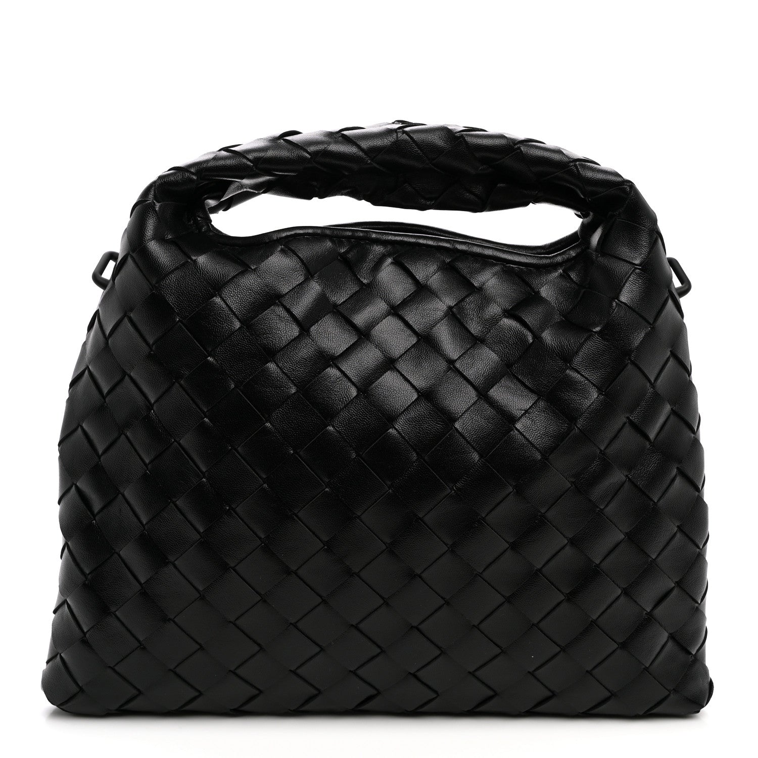 Bottega Veneta Calfskin Intrecciato Mini Hop Black 1 of 9