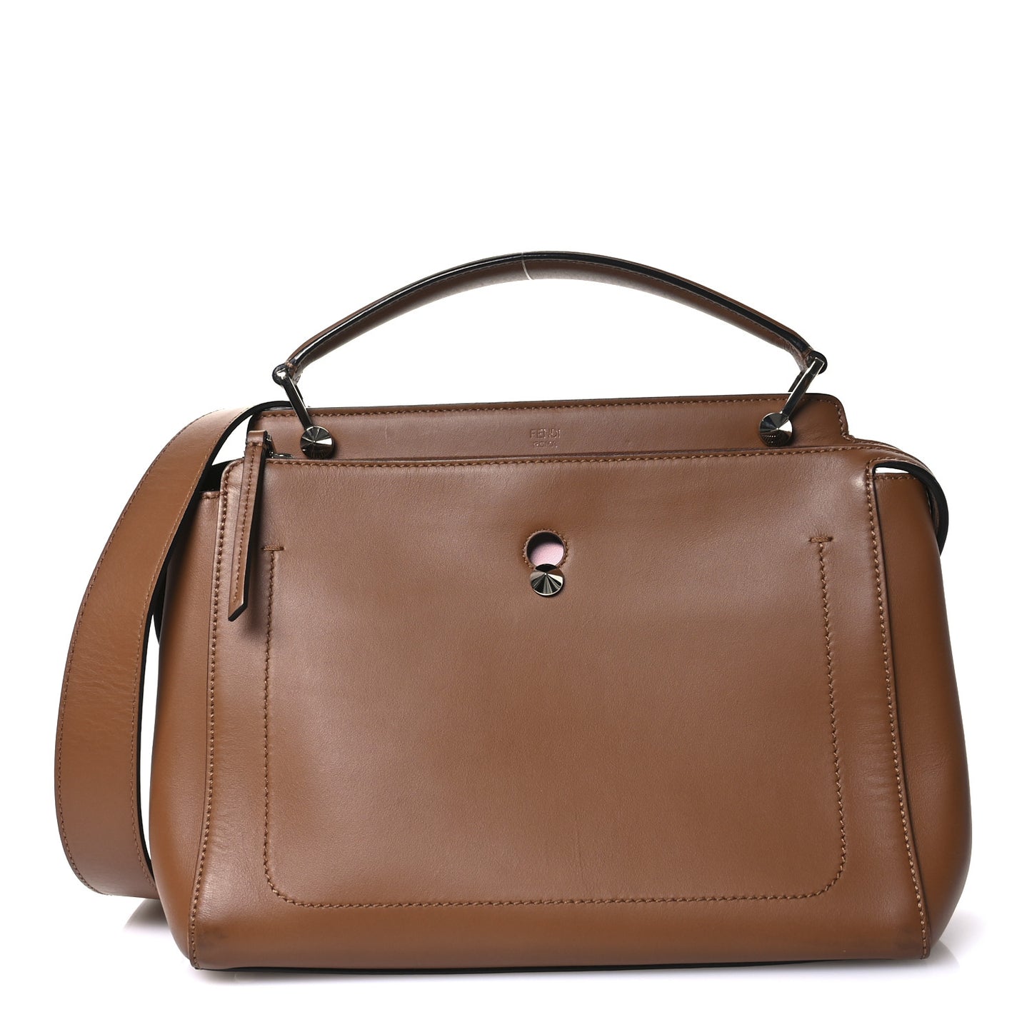 Vitello Baltico Dolce DotCom Satchel Corteccia Bubblegum
