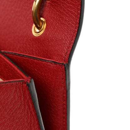 Gucci GG Supreme Monogram Small Queen Margaret Top Handle Bag Red 8 of 11