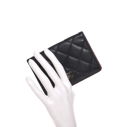 Chanel Caviar Quilted Card Holder Wallet Black 2 of 9