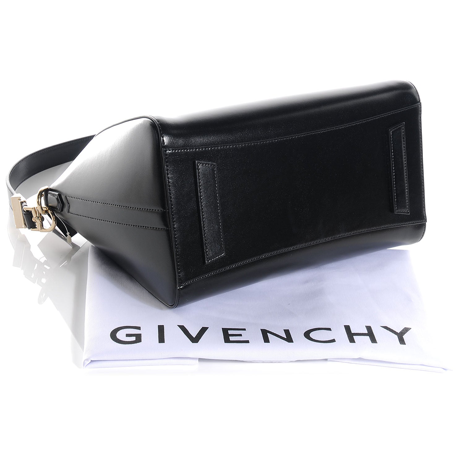 Givenchy Shiny Lord Calfskin Medium Antigona Black 4 of 7