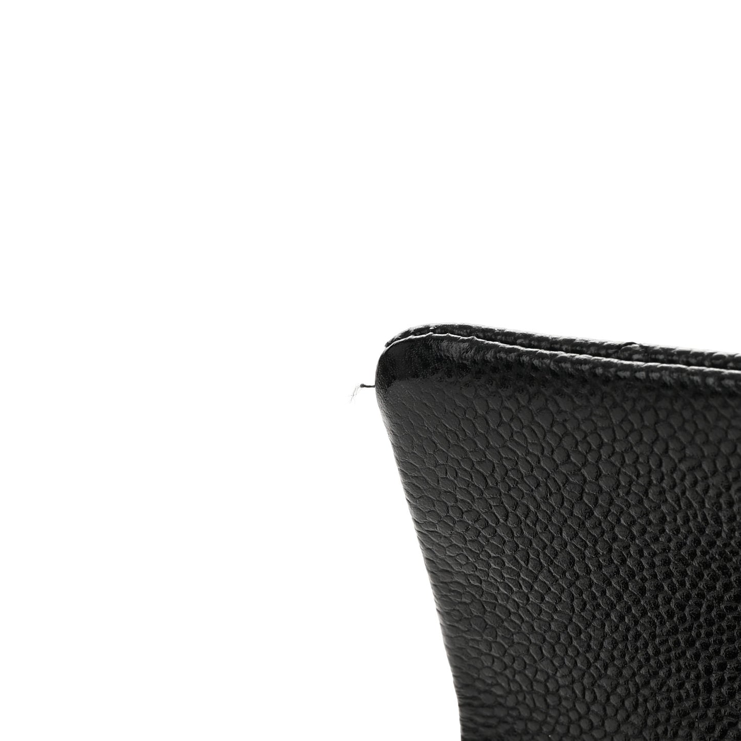Caviar Quilted Mini Rectangular Flap Black