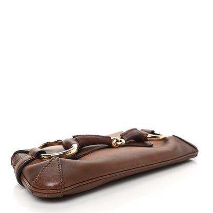 Gucci Leather Horsebit 1921 Clutch Bag Brown 3 of 9
