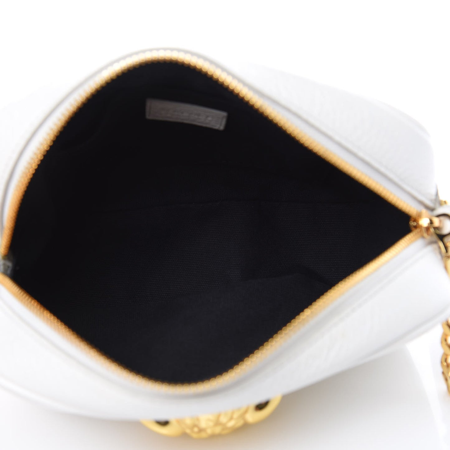 Calfskin Palazzo Camera Bag White