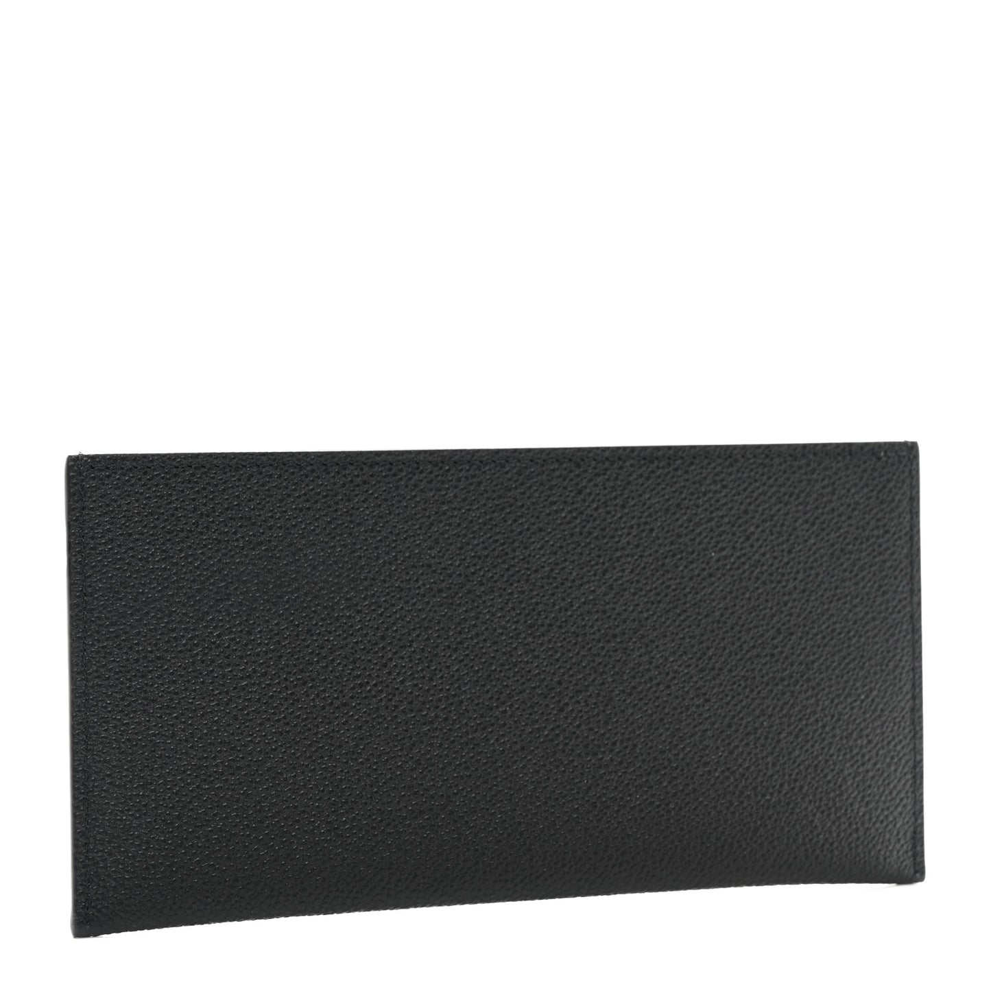 Calfskin Felicie Chain Wallet Card Holder Insert Black