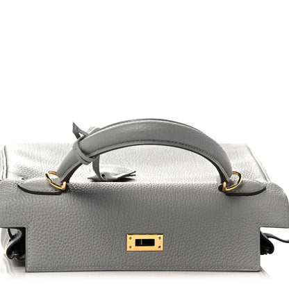 Hermes Togo Kelly Retourne 25 Gris Mouette 18 of 38