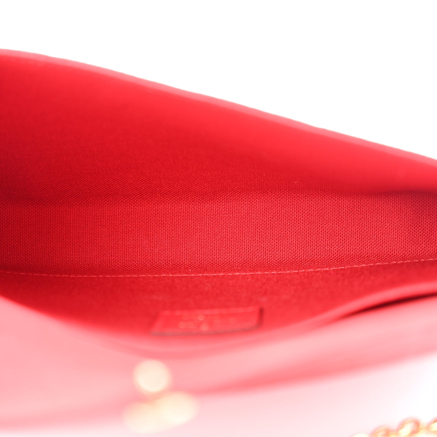 Empreinte Pochette Felicie Chain Wallet Scarlet